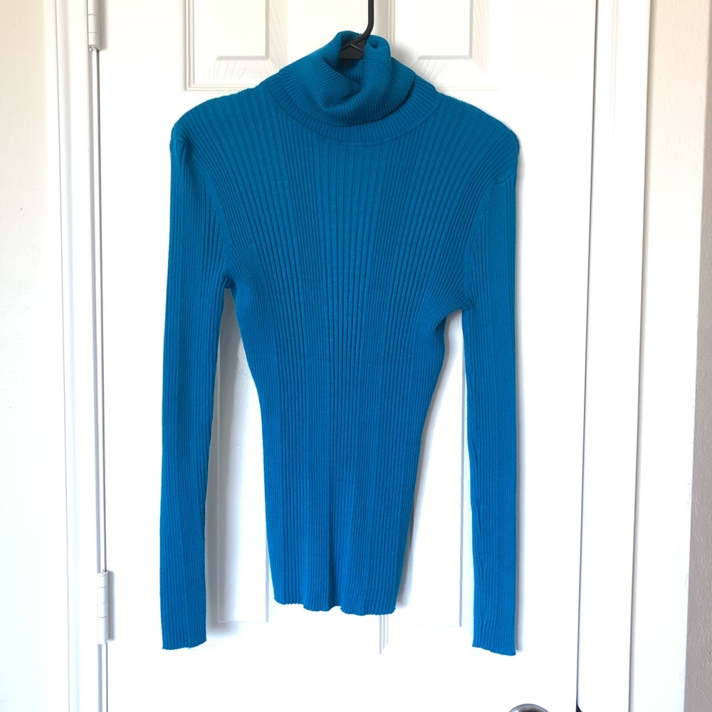 Turquoise Turtleneck